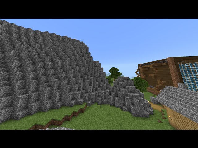 Continuing my 4th mountain base in my survival world (part 9) | Minecraft