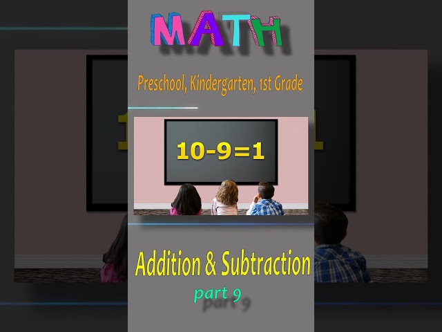 Addition & Subtraction - part 9