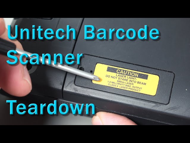 Unitech Handheld Barcode Scanner Teardown