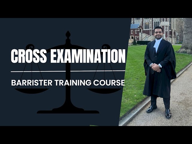 Cross Examination - Barrister Training Course - R v Anderson