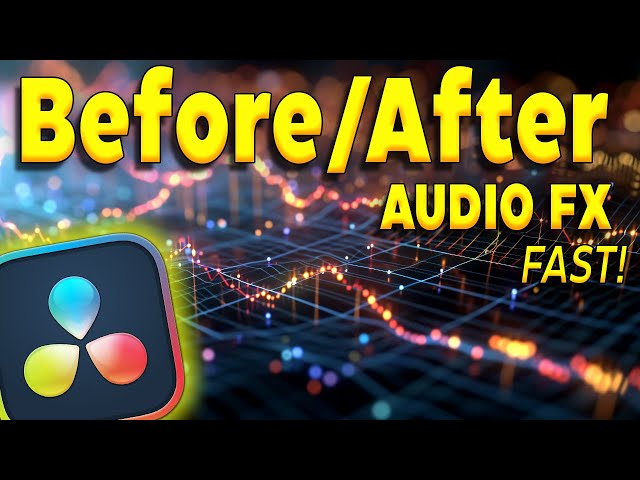 FAST Before/After of Audio Effects in DaVinci Resolve 18 | Quick Tip Tuesday!