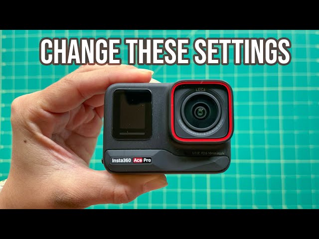 Insta360 Ace Pro BEST SETTINGS - The Complete Guide