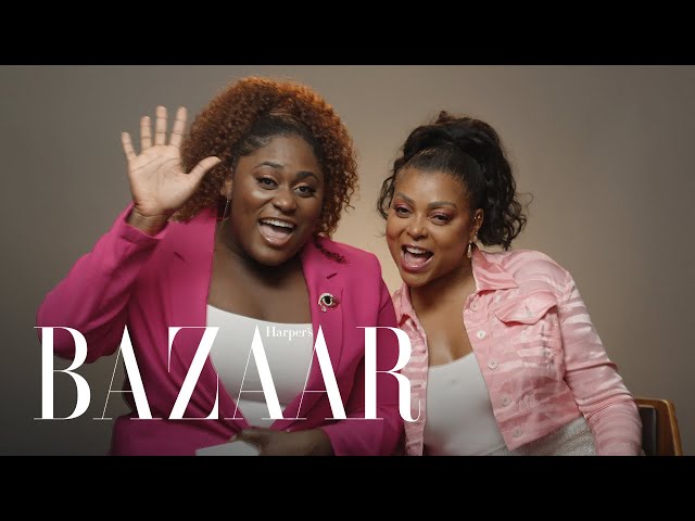 'The Color Purple' Stars Taraji P. Henson & Danielle Brooks Test Their Friendship | Harper's BAZAAR