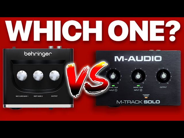 Choose Wisely: Behringer UM2 vs M Audio M Track Solo - Why You Should Avoid One