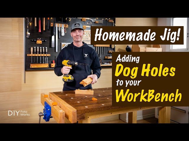 Adding Dog Holes To Your WorkBench I 4K