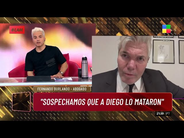 📢 "Se sospecha que a Diego Maradona lo mataron": fuertes declaraciones de Fernando Burlando