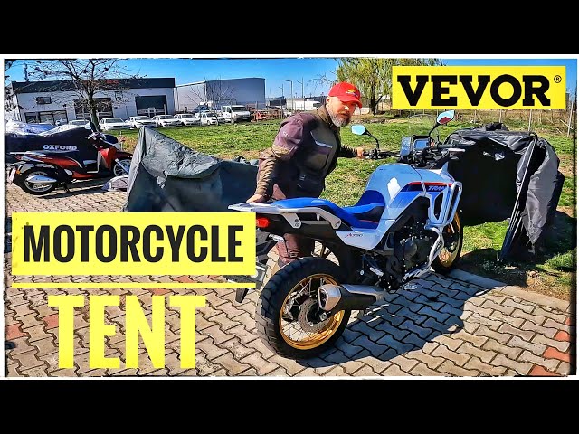 VEVOR Waterproof Motorcycle Shelter - A Versatile Storage Solution For My Honda Transalp 750
