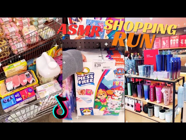 Target & Walmart Run 🛒🛍️  ASMR✨ TikTok compilation #2 #asmr #shopwithme #shopping