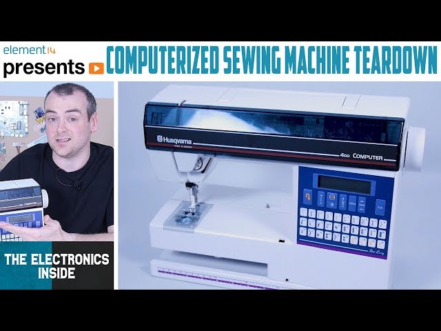 Computerized Sewing Machine Teardown - The Electronics Inside
