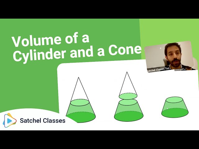 Volume of a Cylinder and a Cone | Maths | Satchel Classes