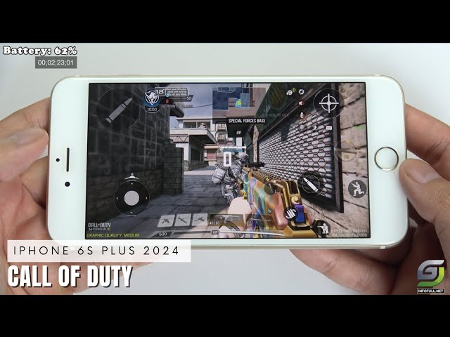 iPhone 6s Plus test game Call of Duty Mobile 2024 Update