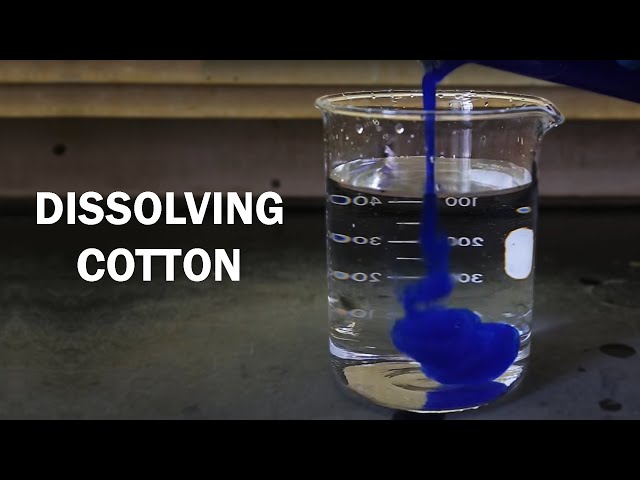 How to Dissolve Cotton in Water