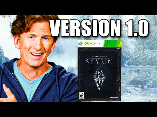 I Played Skyrim's Release Build in 2023