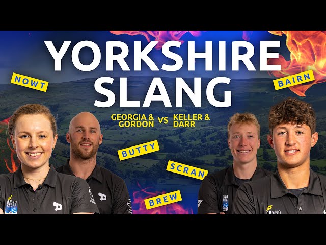 Yorkshire Slang with Georgia Taylor Brown & Gordon Benson Vs American Triathletes