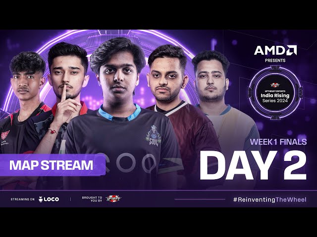 [MAP FEED] AMD Presents UE India Rising Series 2024 | BGMI | Week-1 Finals Day-2