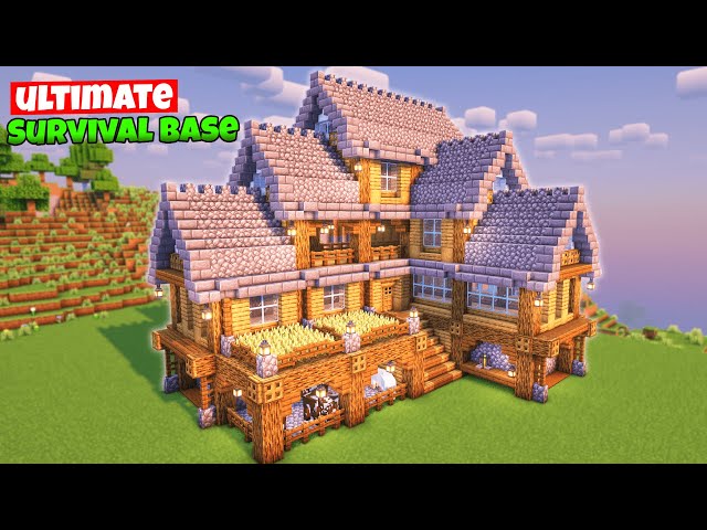 Minecraft Ultimate Survival House Tutorial⚒️