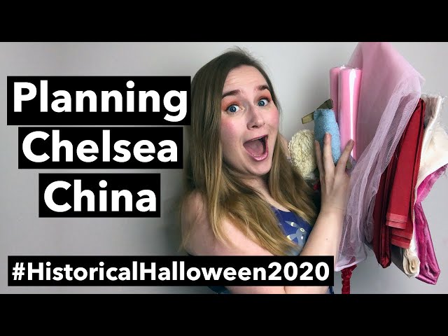 Planning Chelsea China Vintage Fancy Dress for HistoricalHalloween2020 & pulling stash fabric