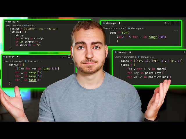 10 Python Comprehensions You SHOULD Be Using