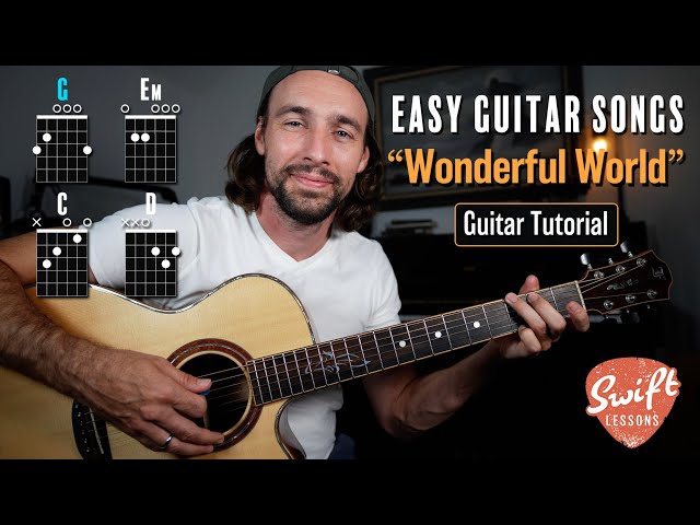 Sam Cooke "Wonderful World" | Easy Guitar Songs For Beginners