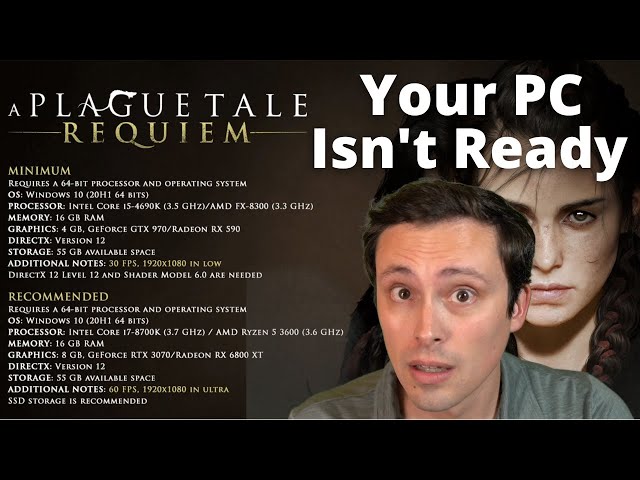 A Plague Tale: Requiem PC System Requirements Analysis