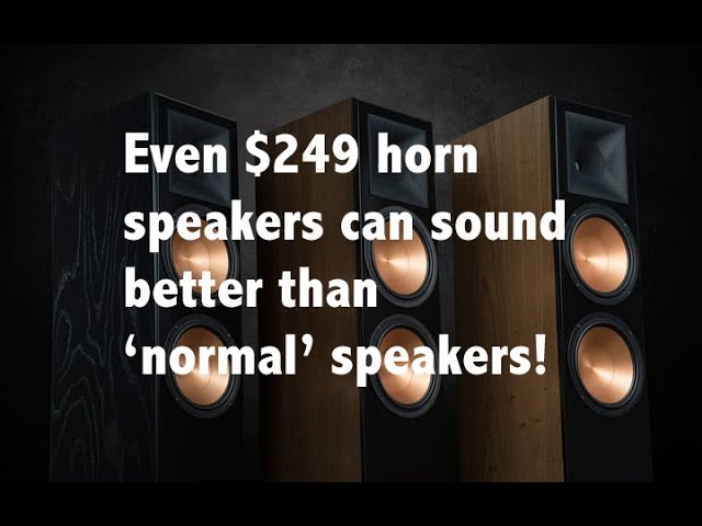 Here’s why horn speakers sound better than other types