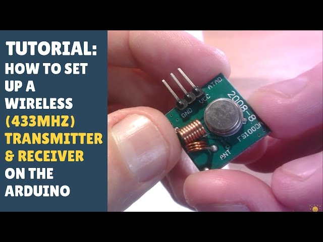 TUTORIAL: How to set up wireless RF (433Mhz) Transmitter & Receiver Module - Arduino! (RadioHead)