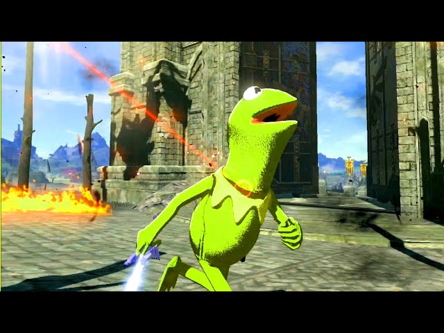 Kermit the Frog RAIDS Hyrule Castle and CONFRONTS Ganon