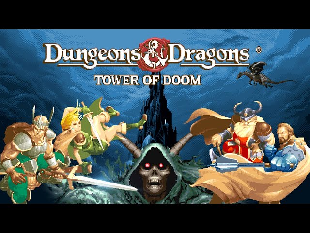 Dungeons & Dragons: Tower of Doom / ダンジョンズ&ドラゴンズ タワーオブドゥーム (1994) Arcade - 4 Players [TAS]