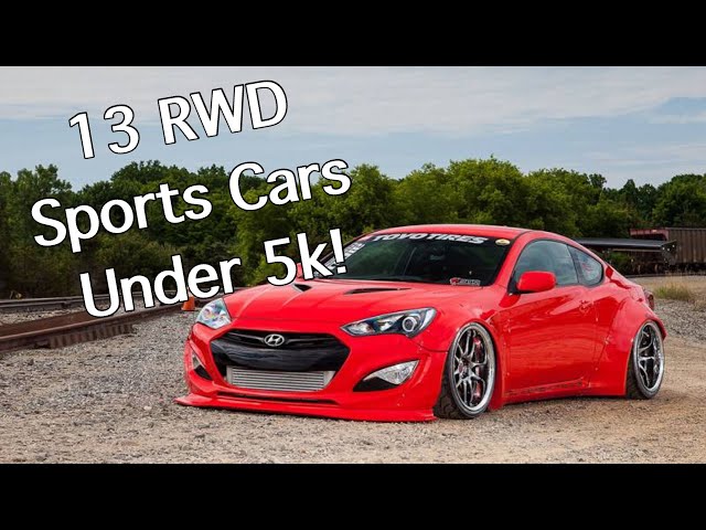 The 13 BEST RWD Sports Cars Under 5,000$!!