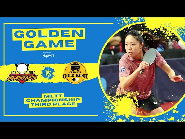 FULL GOLDEN GAME | 3rd Place Match powered by Flywire | Bay Area Blasters vs. Carolina Gold Rush