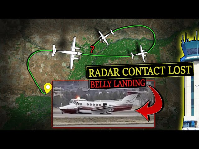 "Radar Contact Lost" | Pilot Not Responding + BELLY LANDING at Billings
