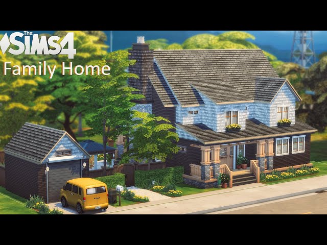 Big Family Home | Only ONE PACK | Speed Build | THE SIMS 4