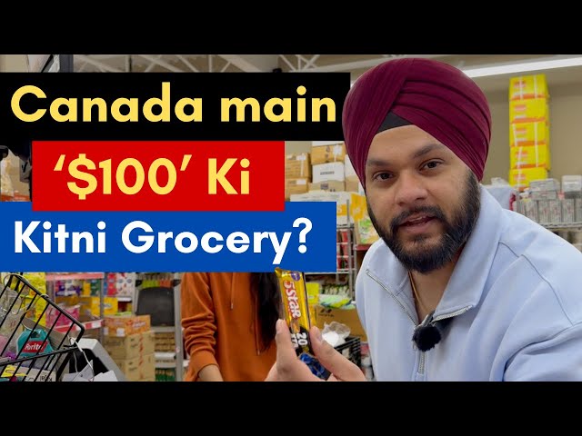 Canada main $100 ka kitna samaan aata hai in 2024| Value of $100 in Canada in 2024