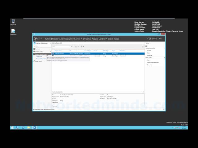 How To Configure Dynamic Access Control for 2012 R2 Part 1