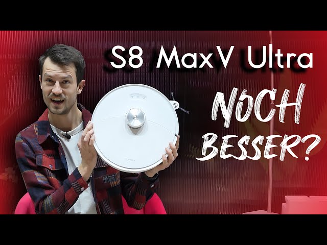 Roborock S8 MaxV Ultra: Saugroboter mit ausfahrbarer Seitenbürste | #ces2024
