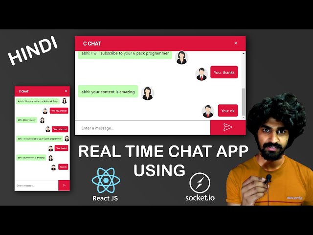 🔴 Build and Launch Your Own Real-Time Chat App with React and Socket.IO (in Hindi)