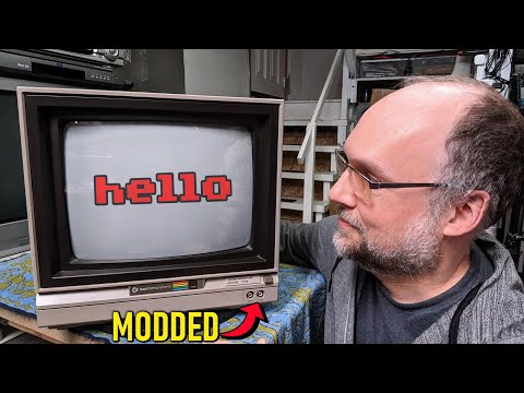 Let's improve this Commodore 1702 momitor