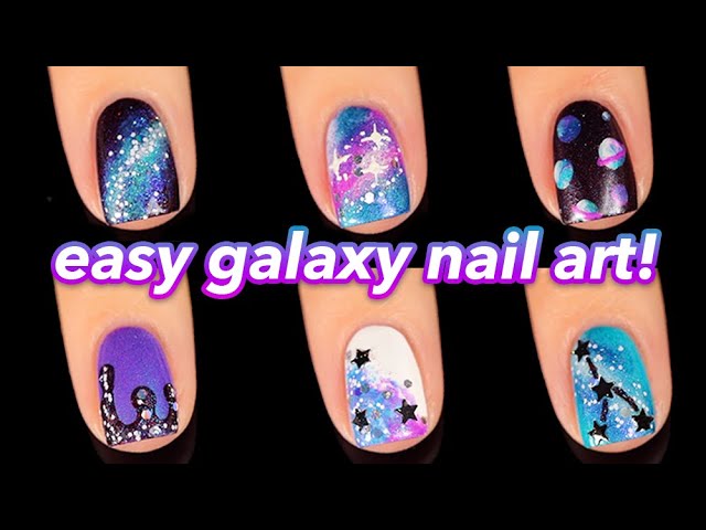 EASY Galaxy Nail Art Designs Tutorial Compilation! || KELLI MARISSA