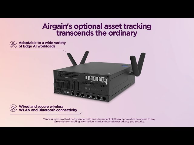Revolutionize edge AI device asset management with Lenovo and Airgain asset tracking