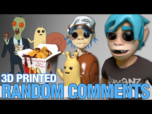 Random Comments - 3D printing Szechuan Sauce, Gorillaz and Adventure Time
