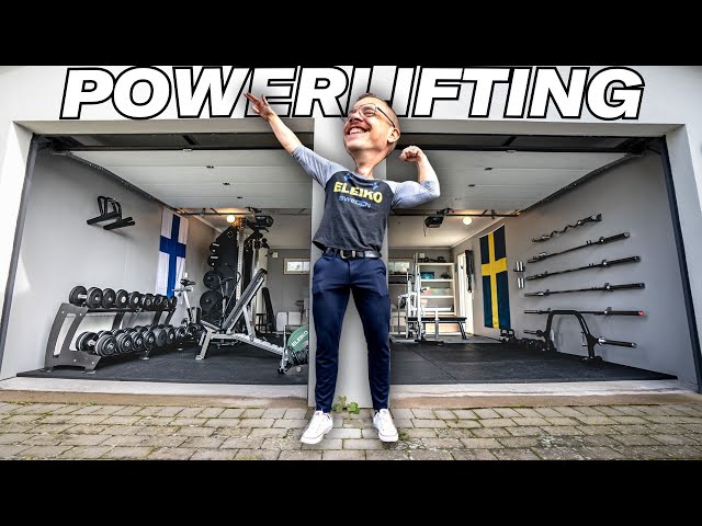 Oscar’s Sweden Powerlifting Home Gym That Builds MASS Muscle!