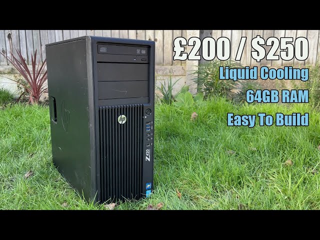 Easy £200 ($250) Gaming PC Build With 64GB RAM and Liquid Cooling!