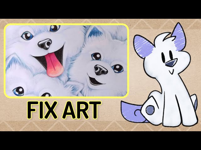 How to Fix Art with Adjustment Layers