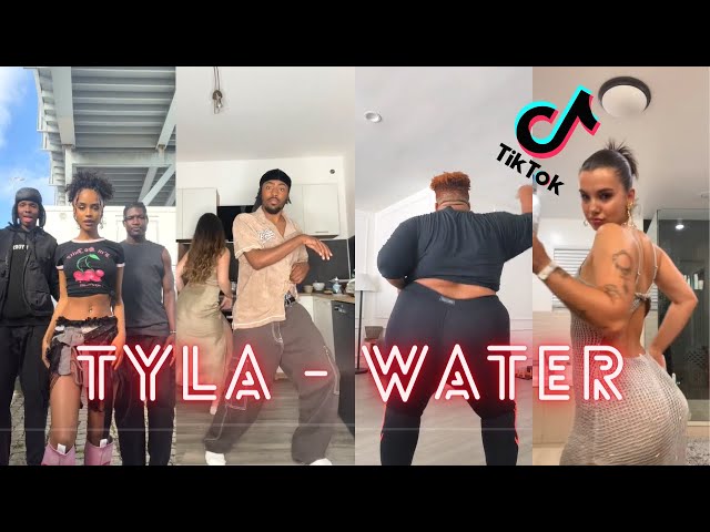 Water - Tyla TikTok Dance Challenge | Make me sweat, make me hotter Tiktok dance challenge#tylawater