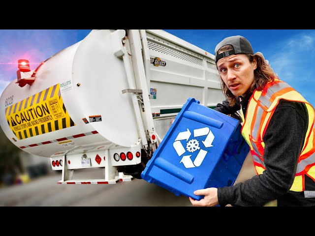 I TRY WORKING as a RECYCLING TRUCK DRIVER