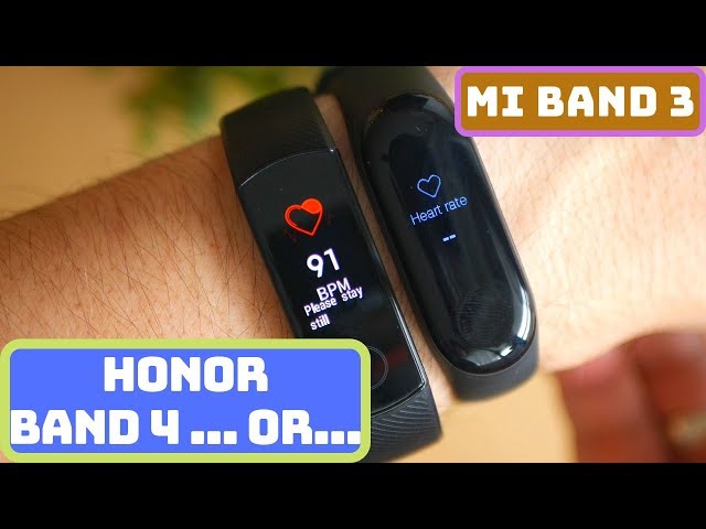 Honor Band 4 or Mi Band 3? Which one is better for you?