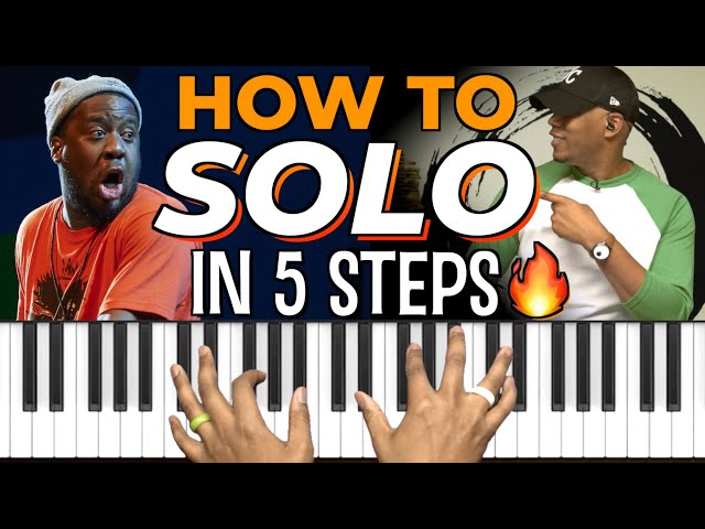 How To Solo | Robert Glasper Piano Licks in 5 STEPS | Chromatic Scales + BONUS!