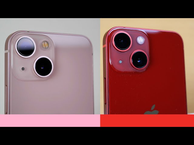The PINK and RED iPhone 13 mini