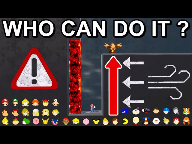 Who Can Make It Against The Wind From The Side ? - Super Smash Bros. Ultimate