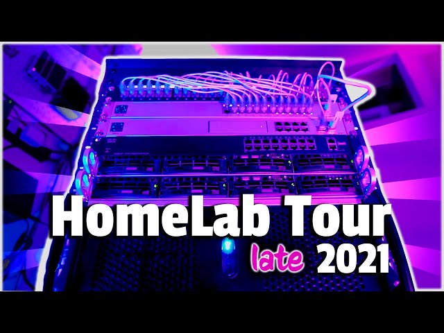Techno Tim HomeLab and NEW Server Room Tour!  (Late 2021)